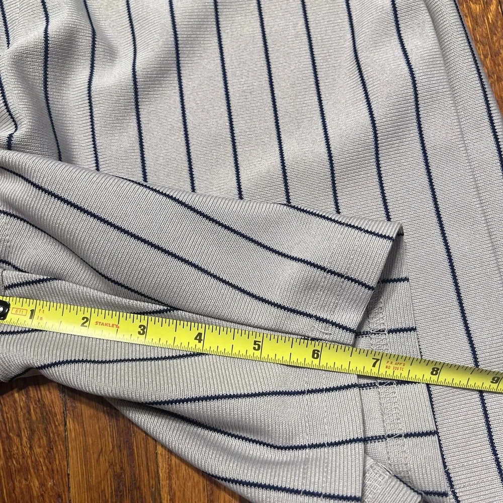 Teamwork Athletic Apparel Vintage Baseball Pants Gray Pinstripe Adult M 32-34